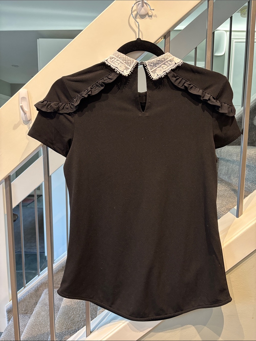 RW & Co Peter Pan Collar Blouse - Picture 2 of 5